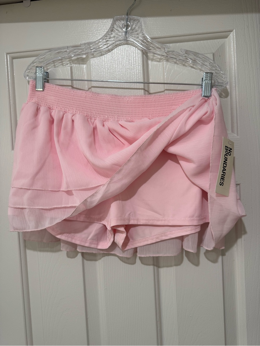 No Boundaries Pink Mini Skirt